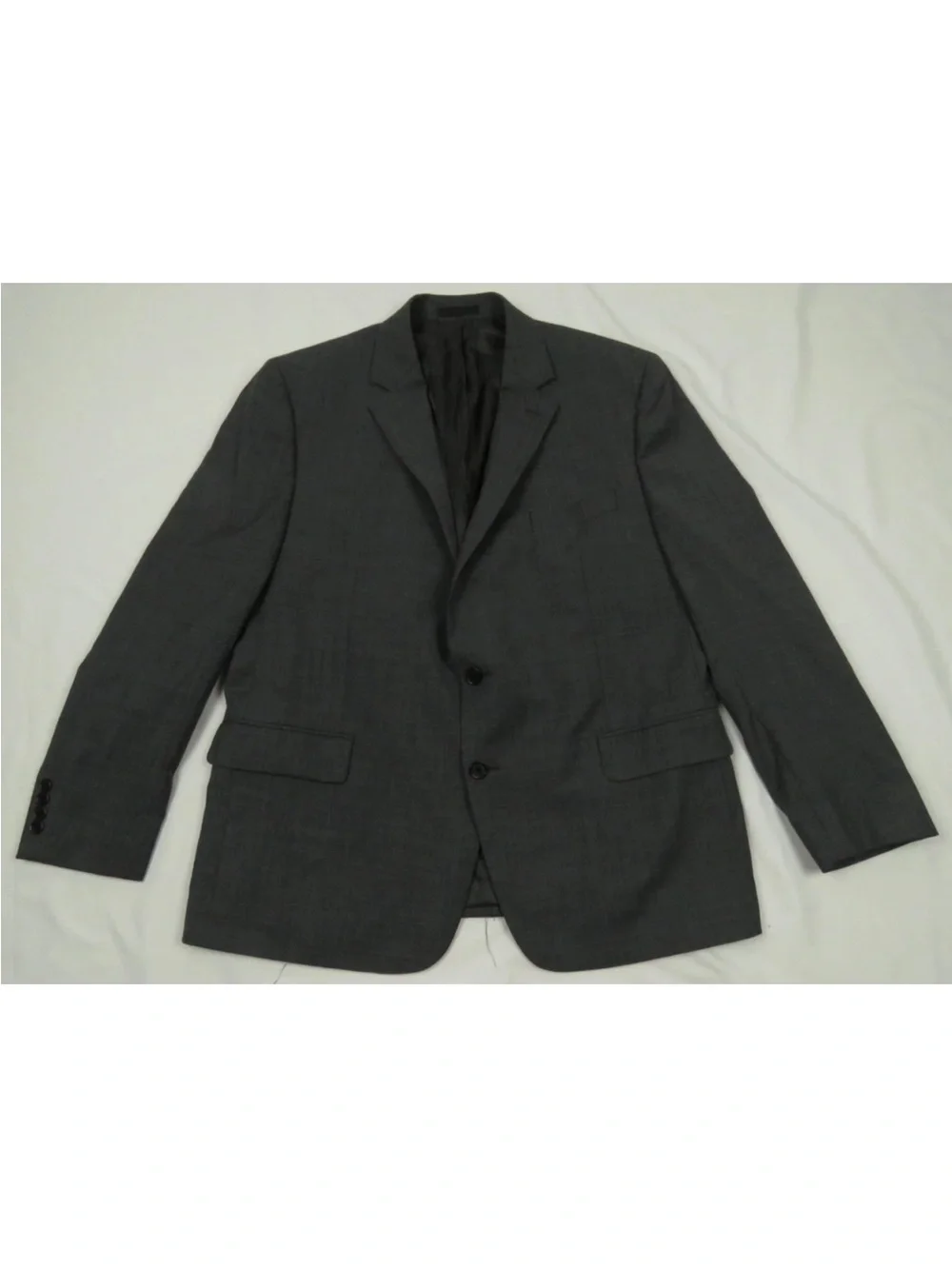 Lauren Ralph Lauren Wool Blend Stretch Black Label Blazer Sport Coat Jacket 48 R